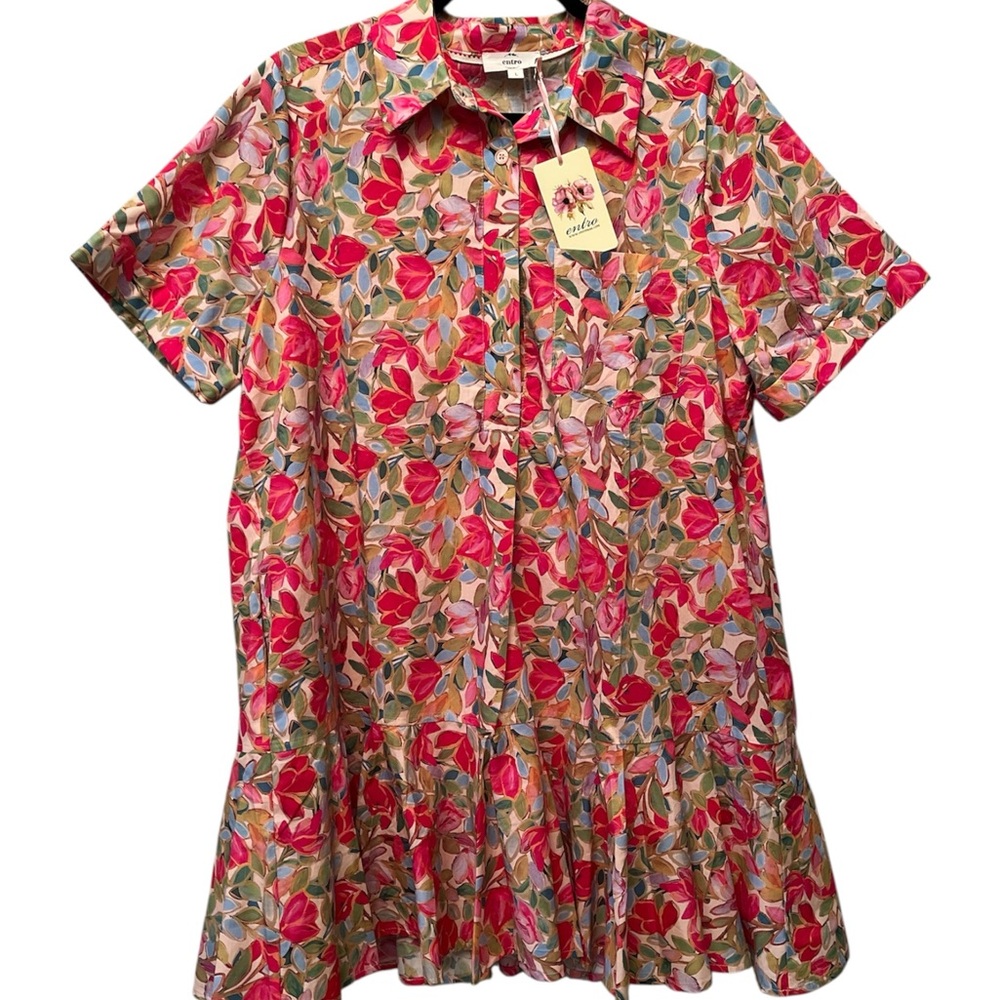 Entro Floral Mini Dress